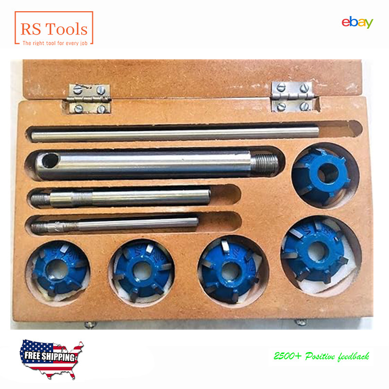 Carbide Tipped Valve Seat Face Cutter Set Of 5 Pcs Kit Cutters Tip RSTOOLS
