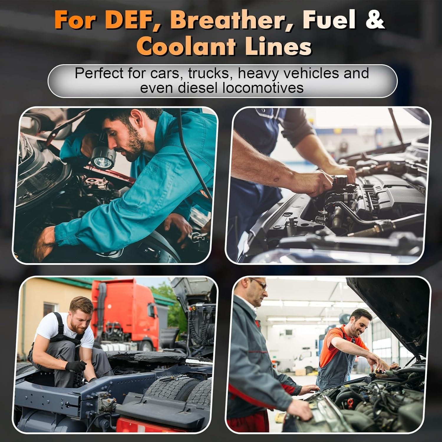 DEF Fuel Line Disconnect Tool Set, Breather Fuel Coolant Disconnect