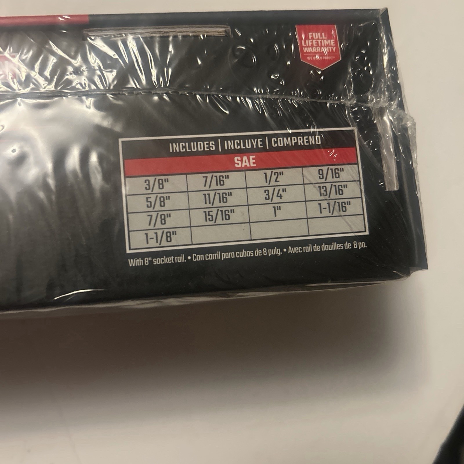 Craftsman CMMT17395V SAE Deep Well 1/2” Drive Socket Set
