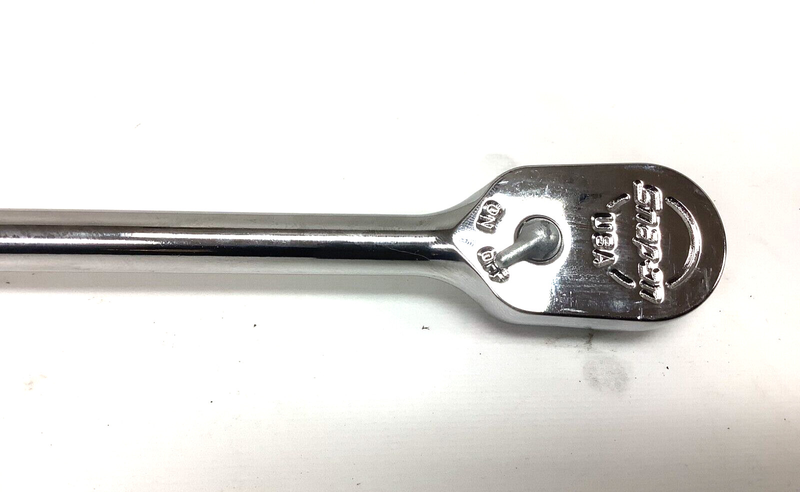 New Snap-on™ 3/8″ Drive Hi-Viz Soft Grip Chrome 12 1/2″ Ratchet FHL80HV Dual 80