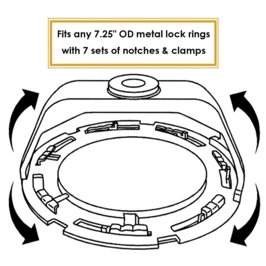6599 Fuel Tank Lock Ring Wrench Tool Pump Removal Installer For Chrsyler Ford GM