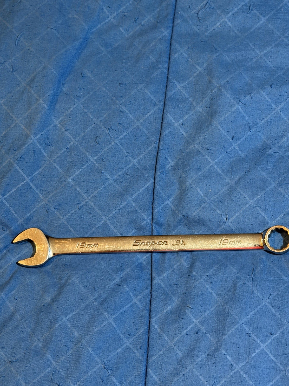Snap-On Tools USA 19mm Metric Flank Drive PLUS Combination Wrench SOEXM19