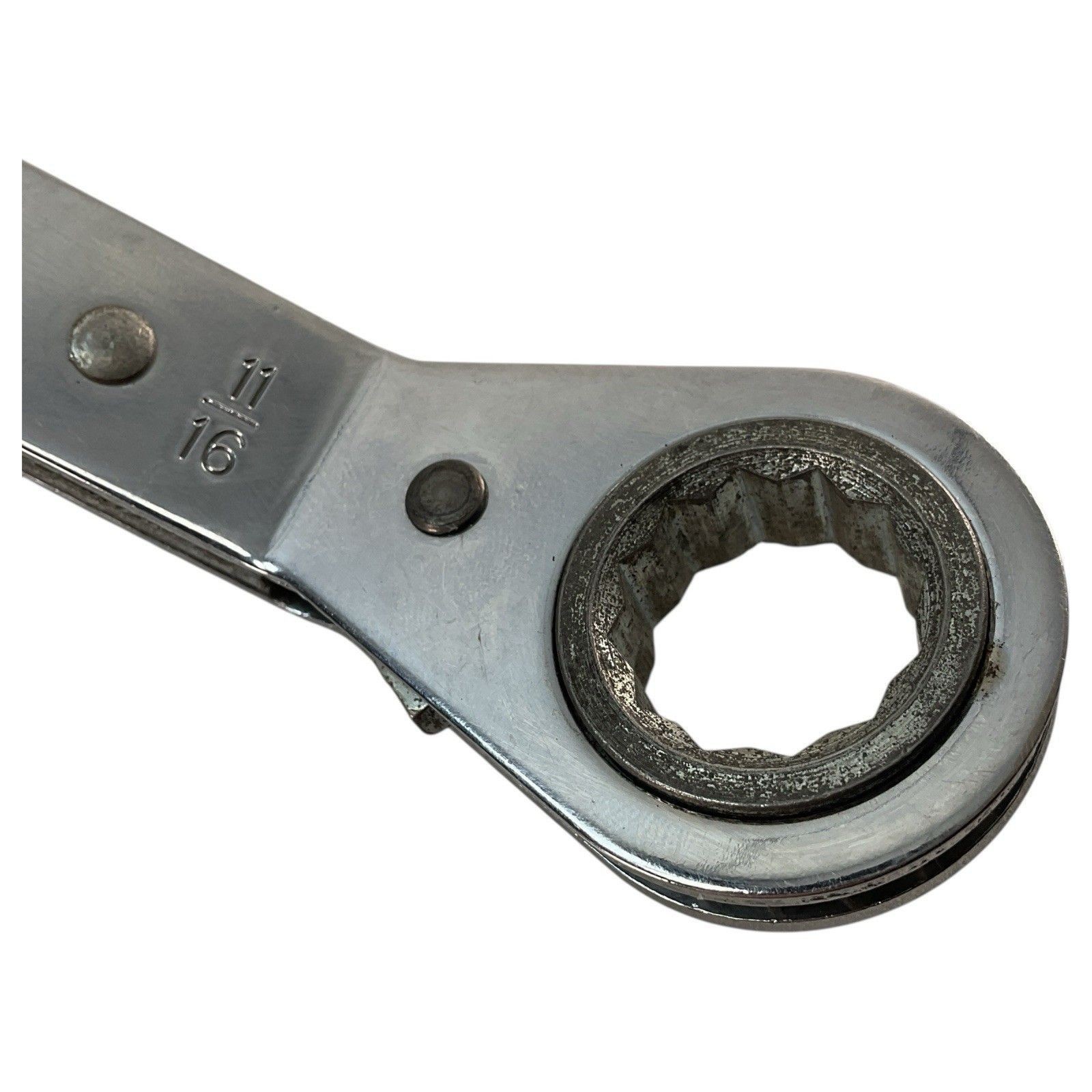 Matco WRD-20222 5/8″ x 11/16″ SAE Reversible Offset Ratcheting Wrench USA Used