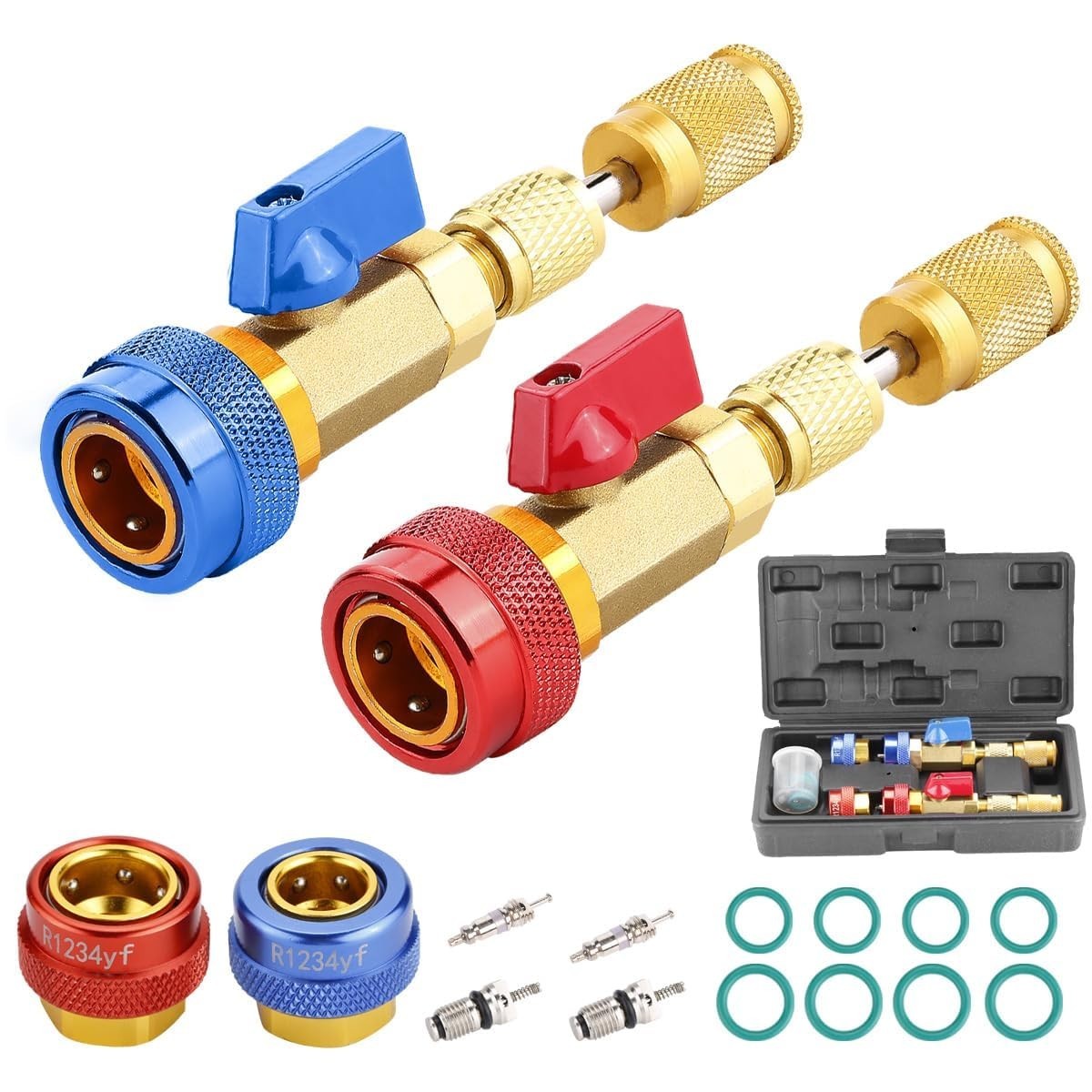 Automotive AC Valve Core Remover Installer Tool Set – R134a R1234yf R22 Repair K