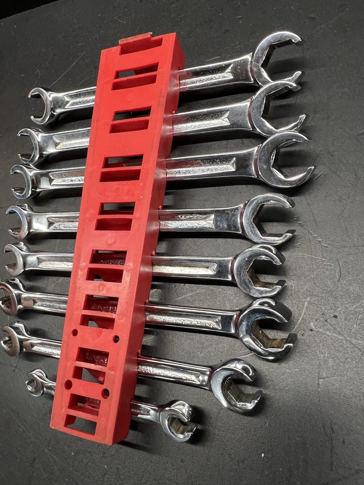 SNAP-ON 8 STD & METRIC DOUBLE END FLARE NUT WRENCH SET RXM SERIES