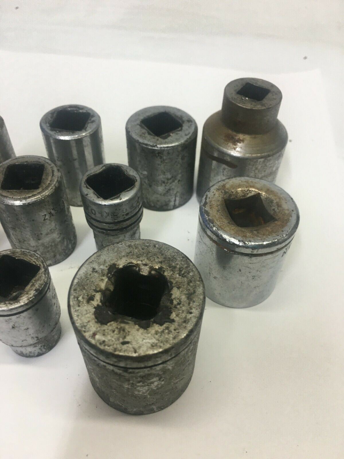 (11) Pcs. Socket Lot 3/8″ Various Sizes Socket Set 6, 12 Point