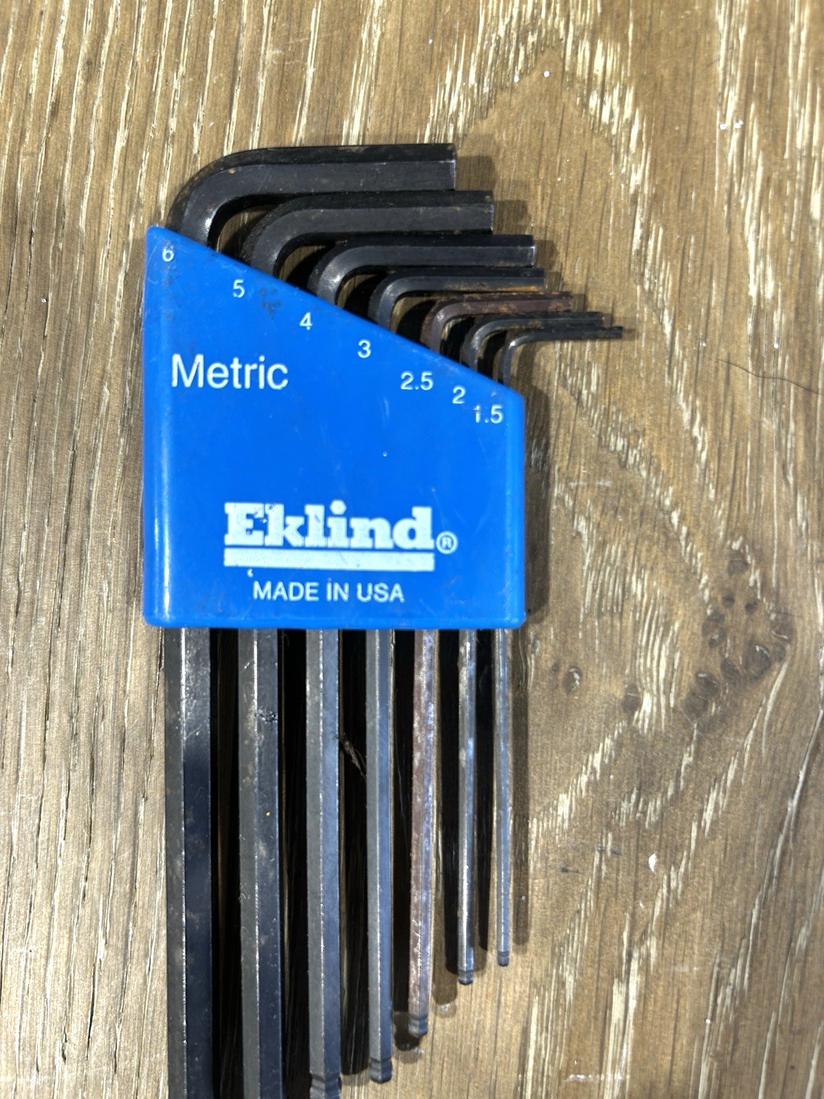Eklind Tools USA Metric & SAE Ball End Hex Key Wrench Allen Wrenches (missing 2)