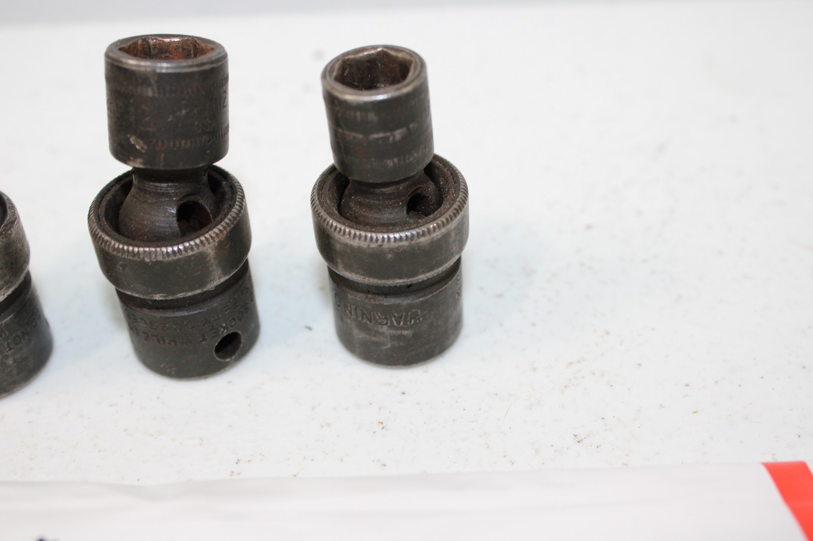 Snap on 6 pc 3/8” Drive 6-Point Metric Shallow Impact Swivel Socket Set 10mm-18m