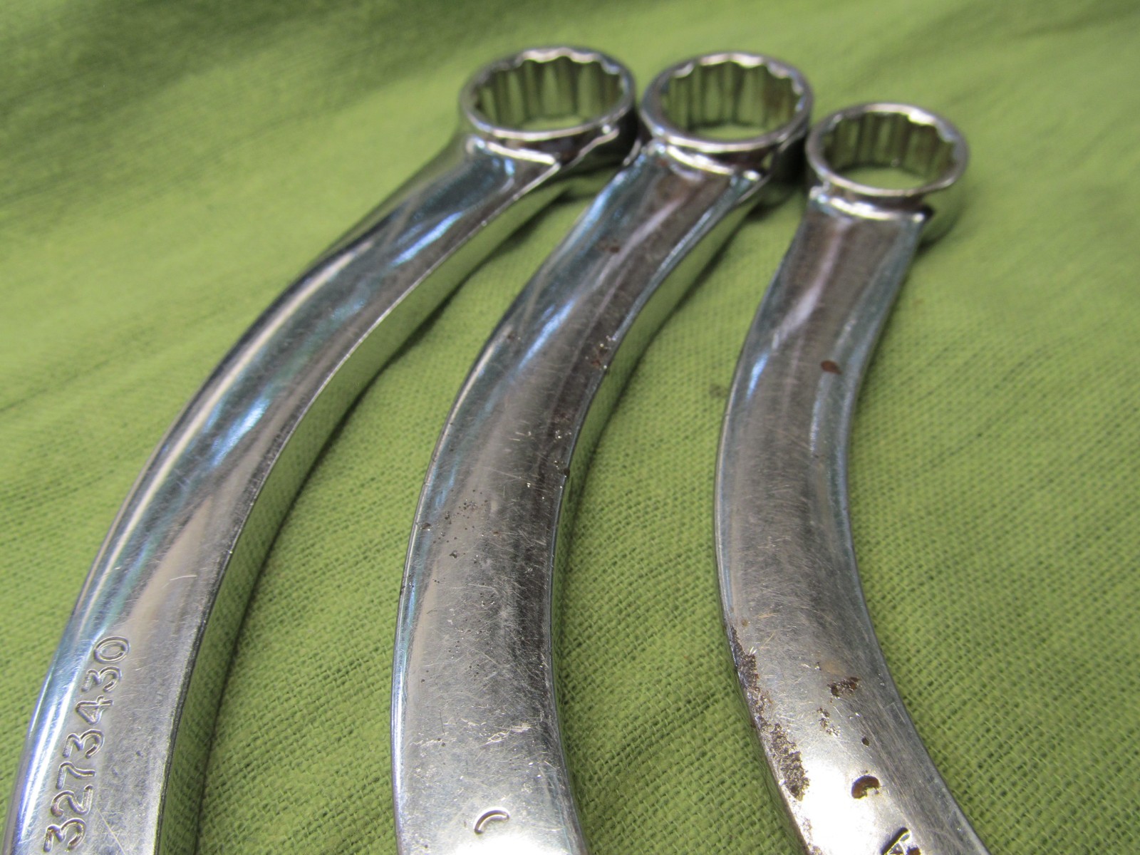3pc Snap-on Half Moon Obstruction Wrench Set – 12pt. Box Ends – 9/16″ to 13/16″