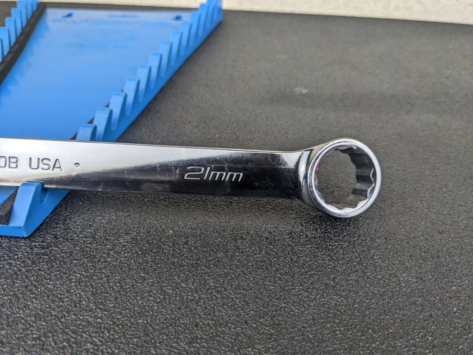 #bo698 Snap On Tools 21mm Metric 12 Point Combination Wrench OEXM210B