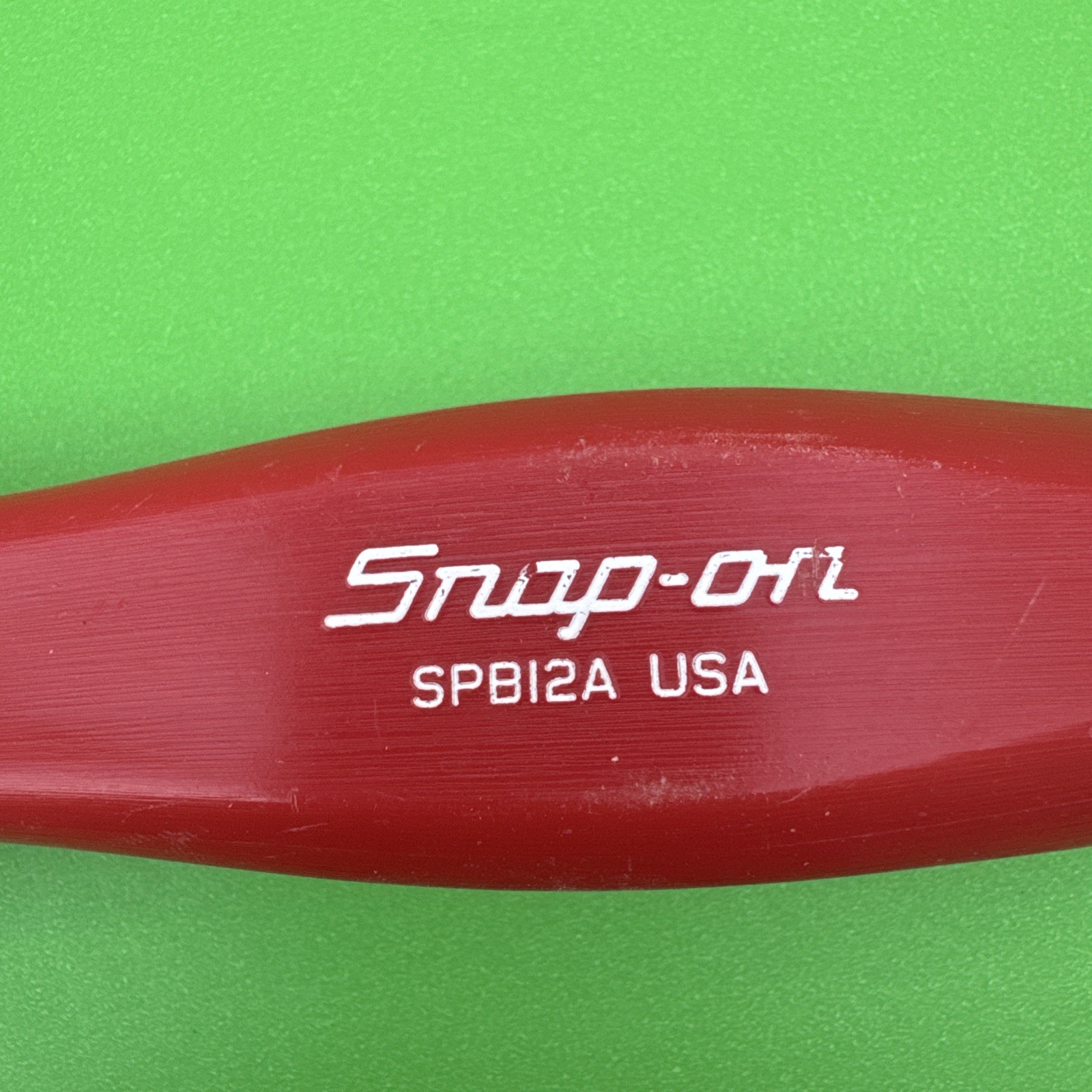 Snap-On USA RARE 3 Piece 12″, 18″, 24″ RED Hard Handle NON STRIKING Pry Bar Set