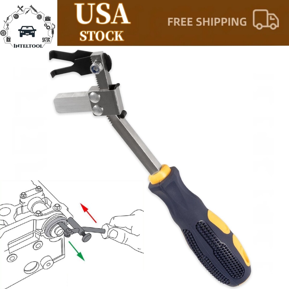 SP009 Shaft Type Seal Puller Application Cam Shaft Crank Shaft Auto Removal Tool