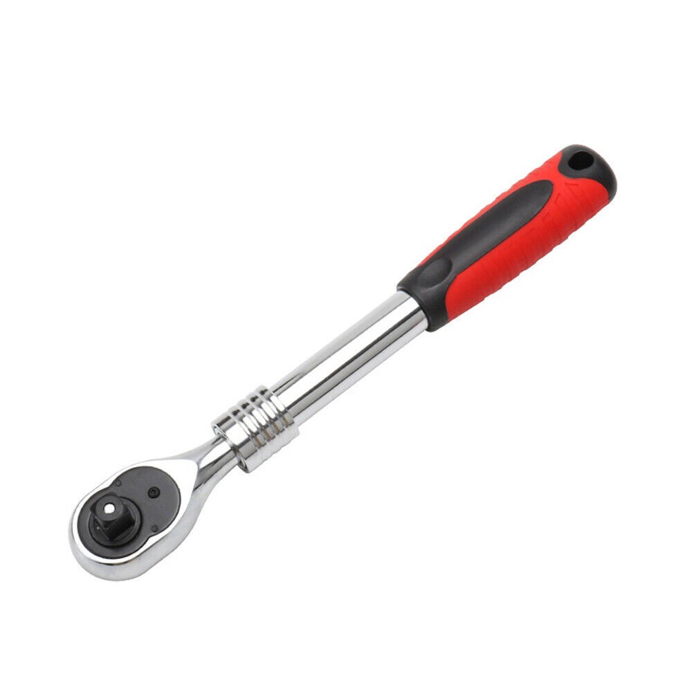 1/2″ 3/8» 1/4» Drive Ratchet Socket Wrench, 72 Tooth Quick-Release, Extendable