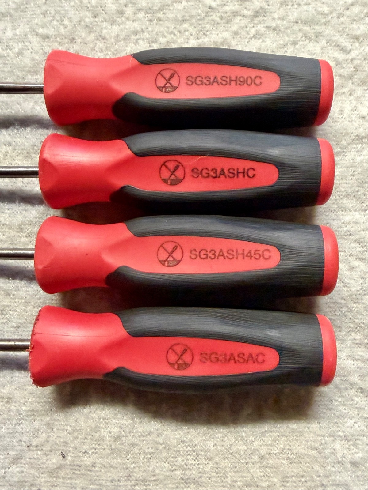 Snap-on Mini Pick Set Short SGASA204CR Long SGLASA204CR 8pc Hook O-Ring Tools
