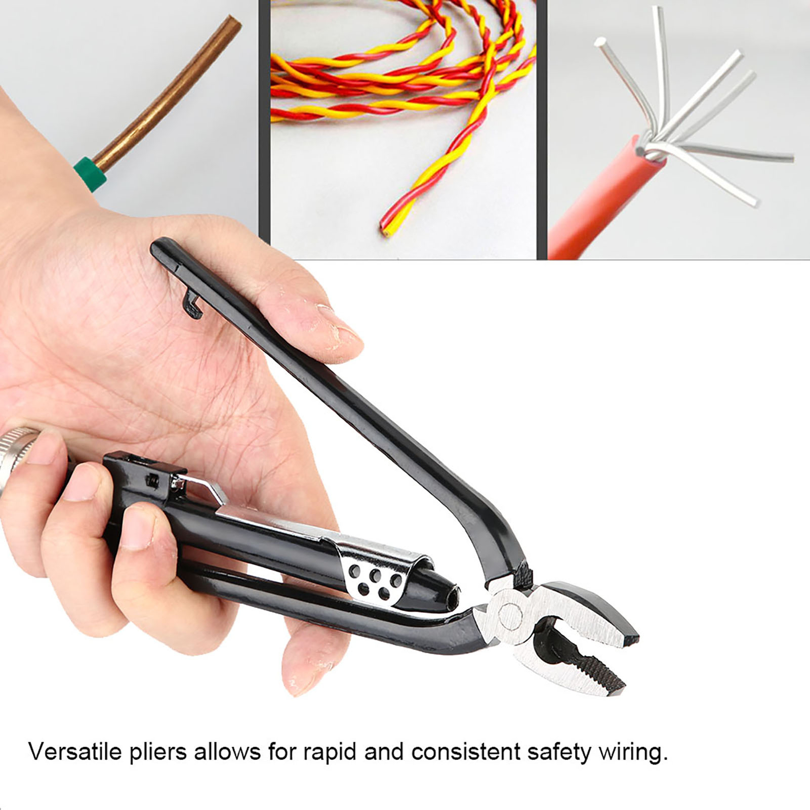 6in High Carbon Steel Safety Wire Twist Twisting Pliers Twister Locking