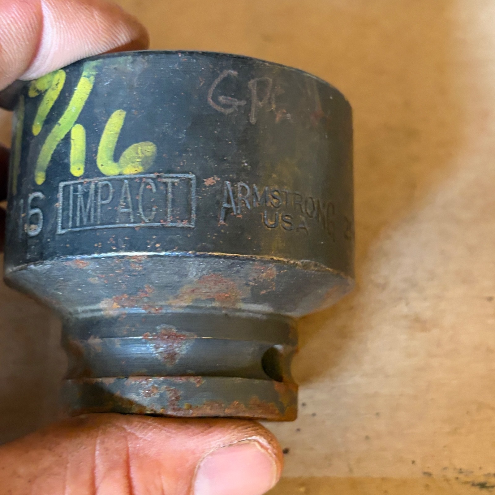 Armstrong 21-446 1-7/16″ Shallow Impact Socket 1/2″ Drive 8 pt USA