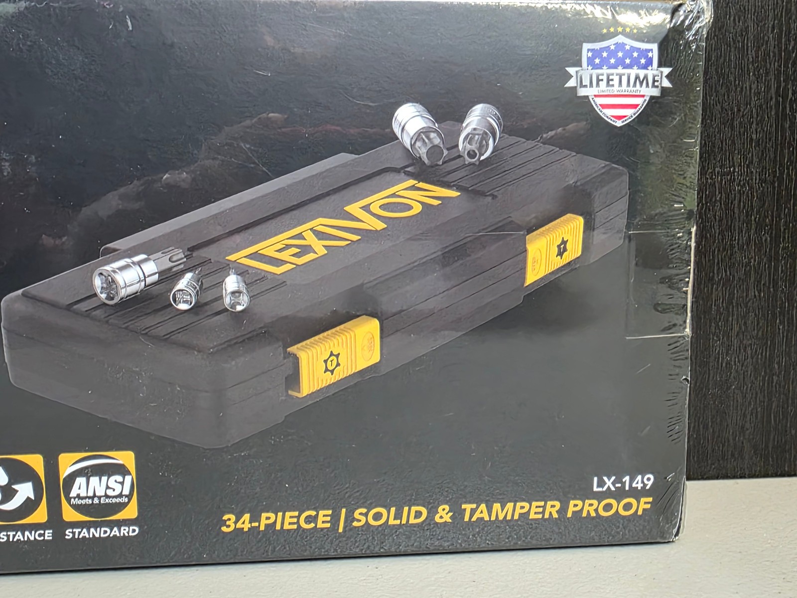Lexivon Master Torx Bit Socket Set -Solid & Tamper Proof, T6H-T70H/T6-T70 Sealed