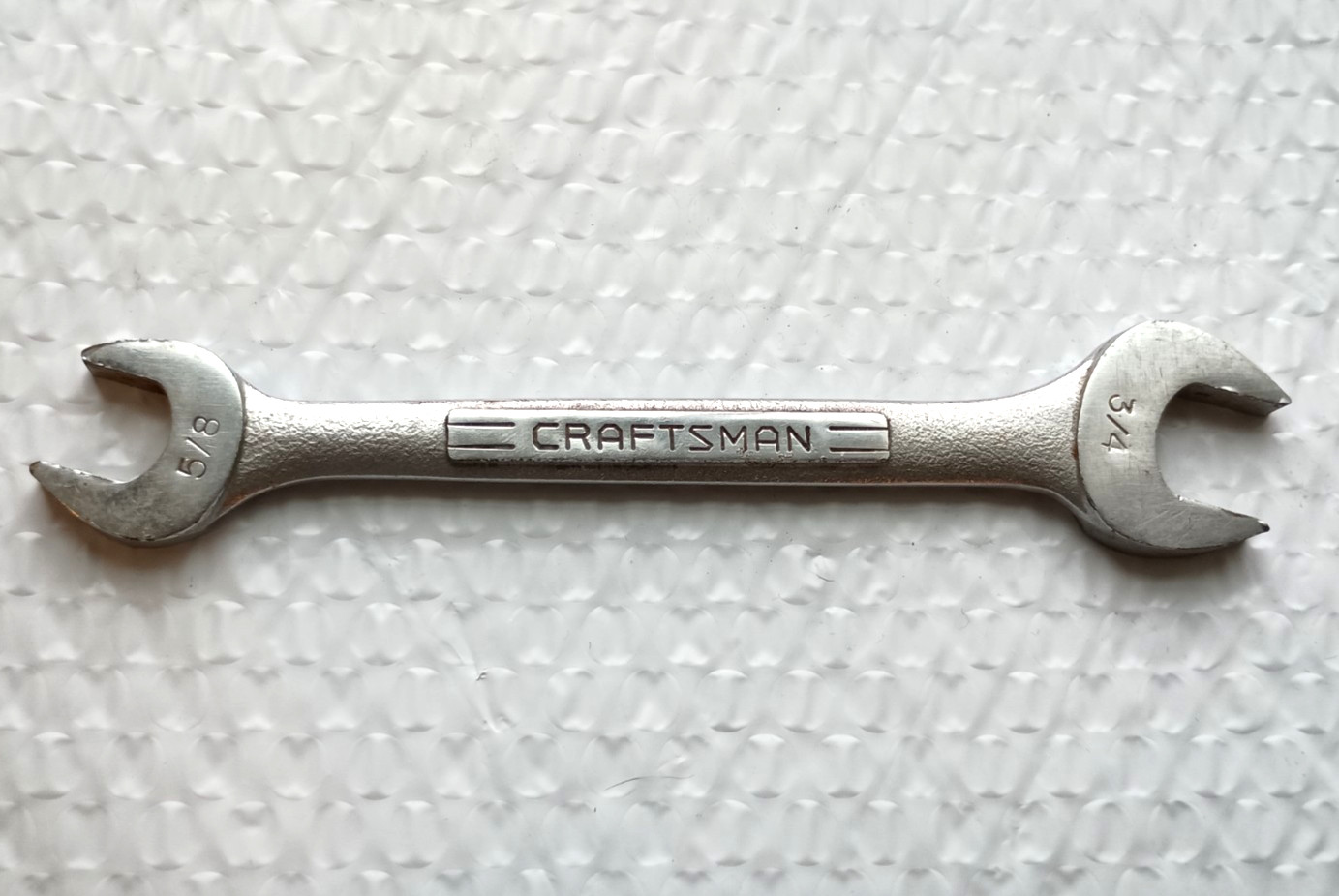CRAFTSMAN TOOLS USA V44582, 5/8″ x 3/4″ DBL. OPEN-END WRENCH, 7.75″ LONG.