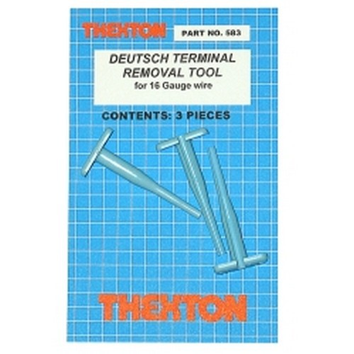 Thexton 583 Deutsch Terminal Removal Tools for 16 Gauge Wire