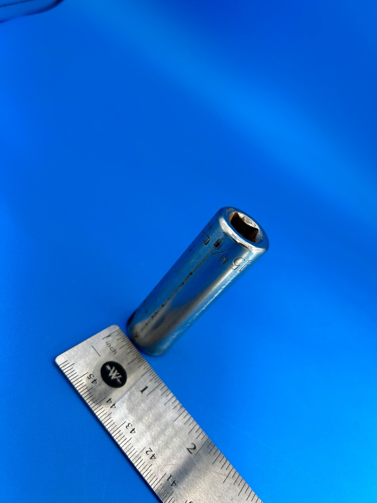 Craftsman Tools Deep Socket 3/8” Drive 15MM 6 PT USA T-11-27