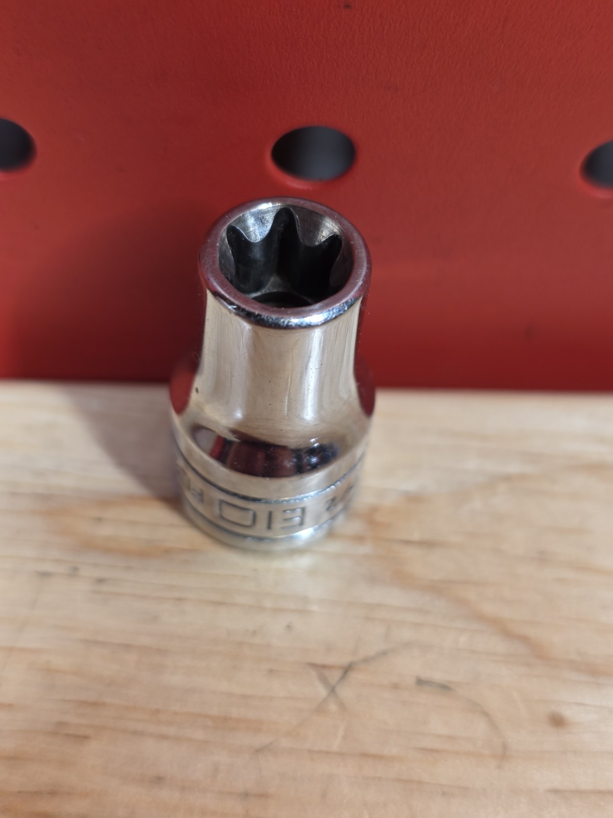 Snap-on Tools FLE100A E10 3/8″ Drive Inverted TORX Chrome Socket External E Torx