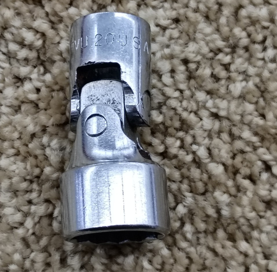Snap-On FVU20 3/8″ Drive 5/8″ 12 Point Swivel Socket USA (2697)