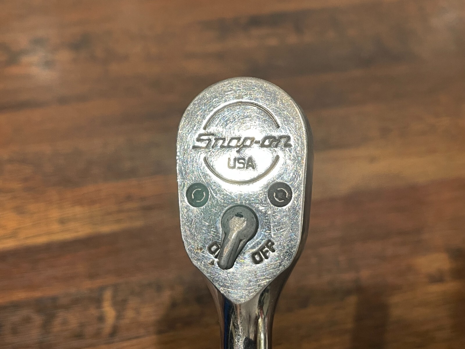 SNAP-ON FH936A 3/8″ RACHET BLACK & ORANGE HANDLE Ships Free 1010