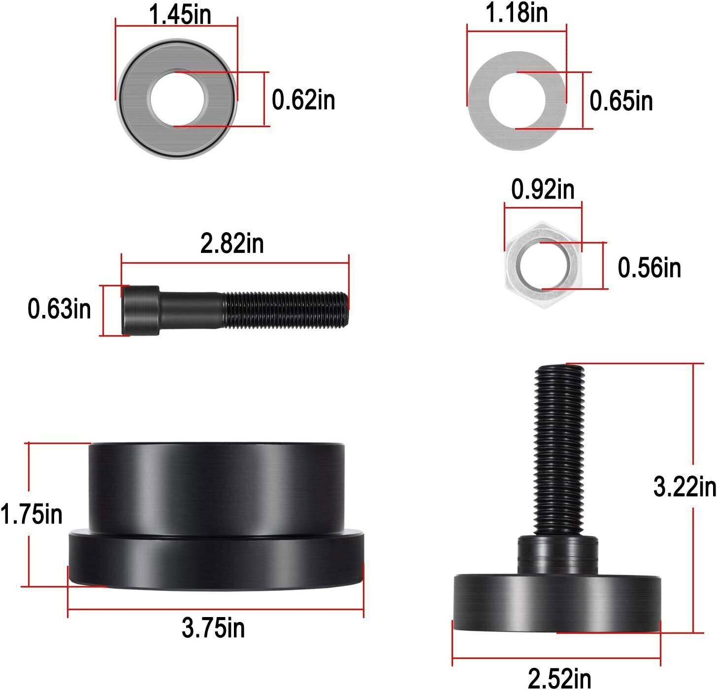 Crankshaft Front & Rear Main Seal Installer Kit Fits Ford 6.0 6.4L F-250/350/450
