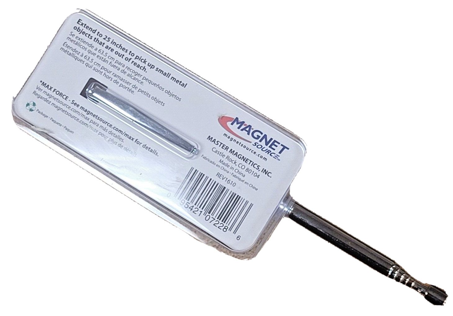 Master Magnetics 07228 Magnetic Pick Up Tool with 3 Pound Capacity Extend to 25″