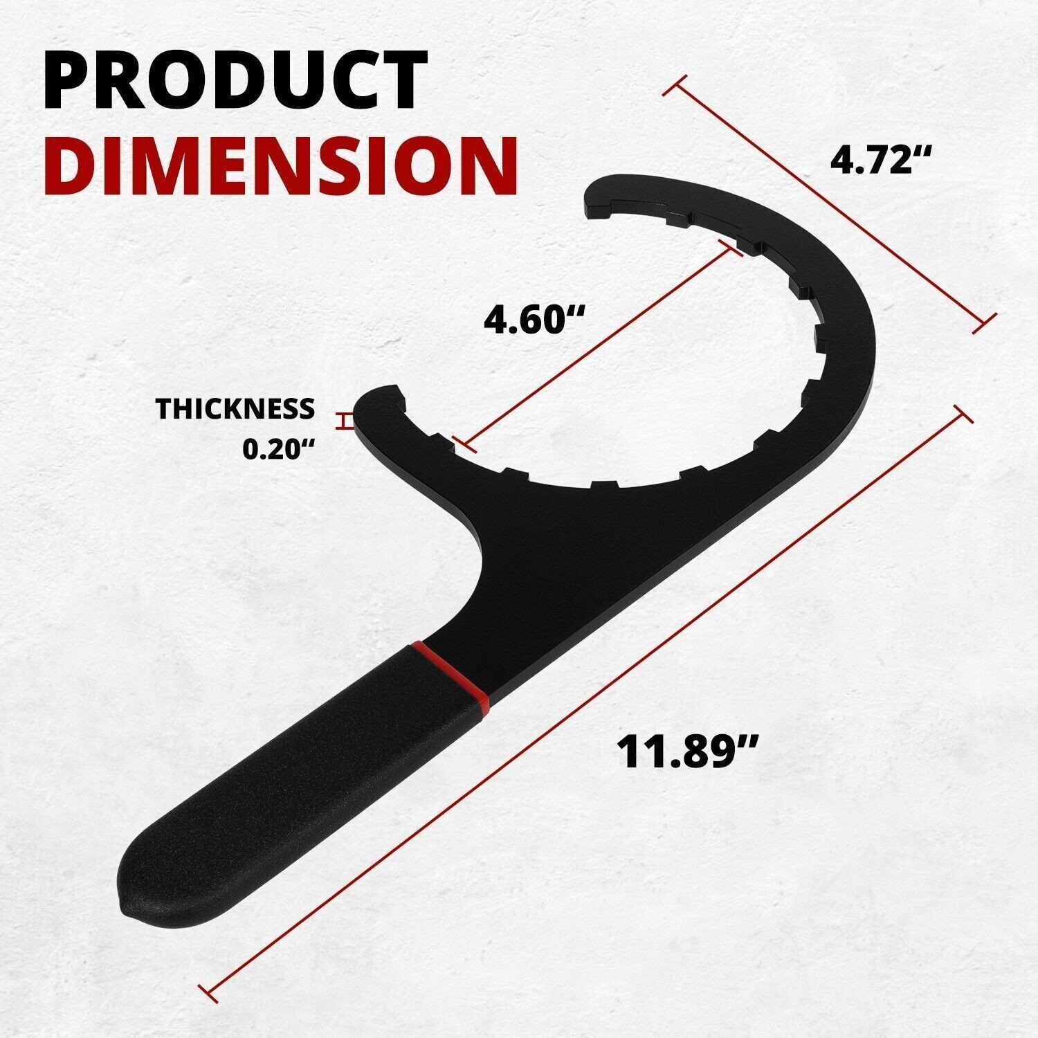61060 Diesel Filter Wrench for Paccar Fuel Filter Removal Tool for Kenworth
