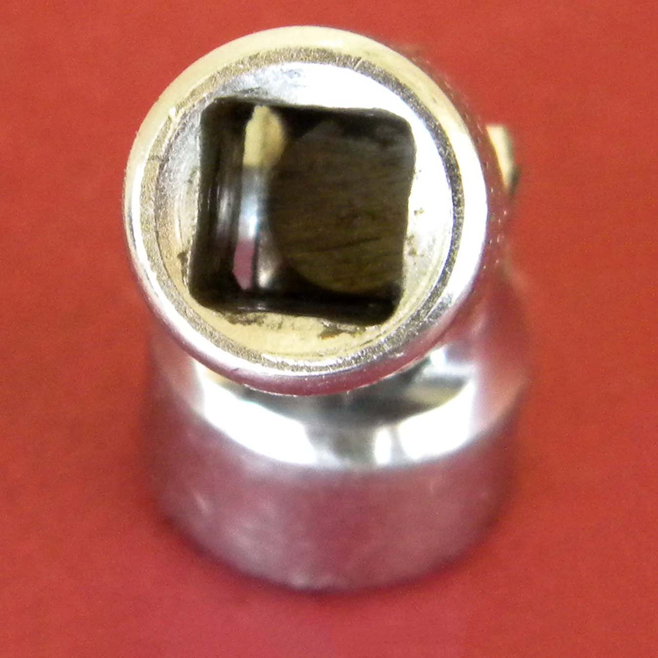 Snap-On TMUSM10 1/4″ Drive 6PT Metric 10MM Chrome Universal Swivel Socket, USA