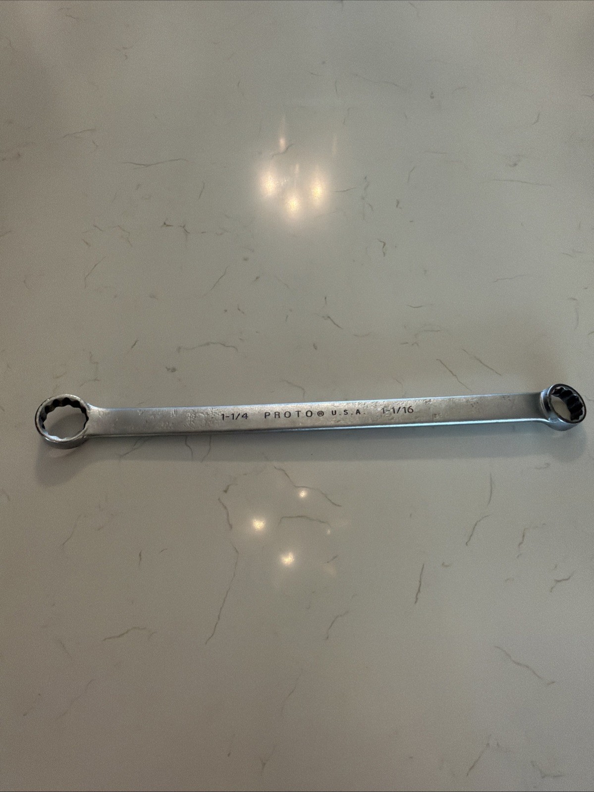 Proto Professional USA 1151 Double Box Wrench 1-1/16 x 1-1/4″ – 12 Point 18″