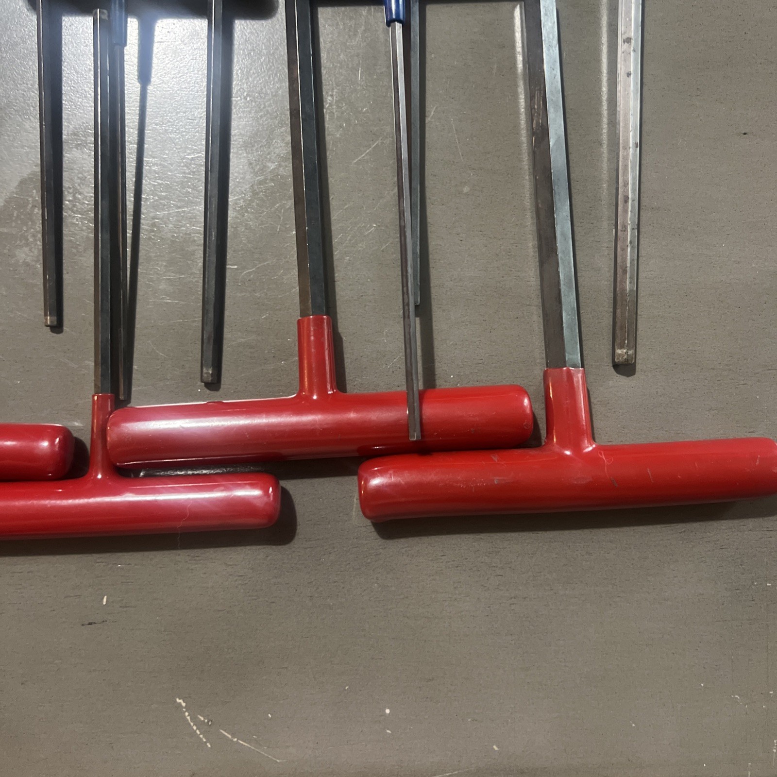 BLUE-POINT TOOLS 2 SETS 6 T-HANDLE HEX SAE & 8 T-HANDLE HEX METRIC WRENCHES