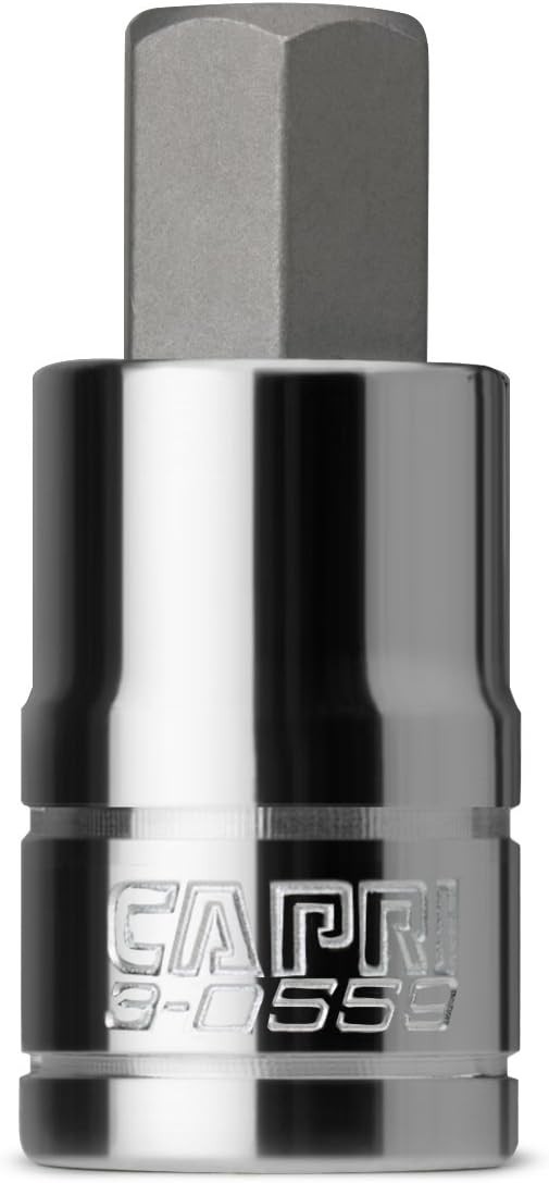 Professional Grade 1/4-Inch Hex Bit Socket – 3/8-Inch Drive, Chrome Finish