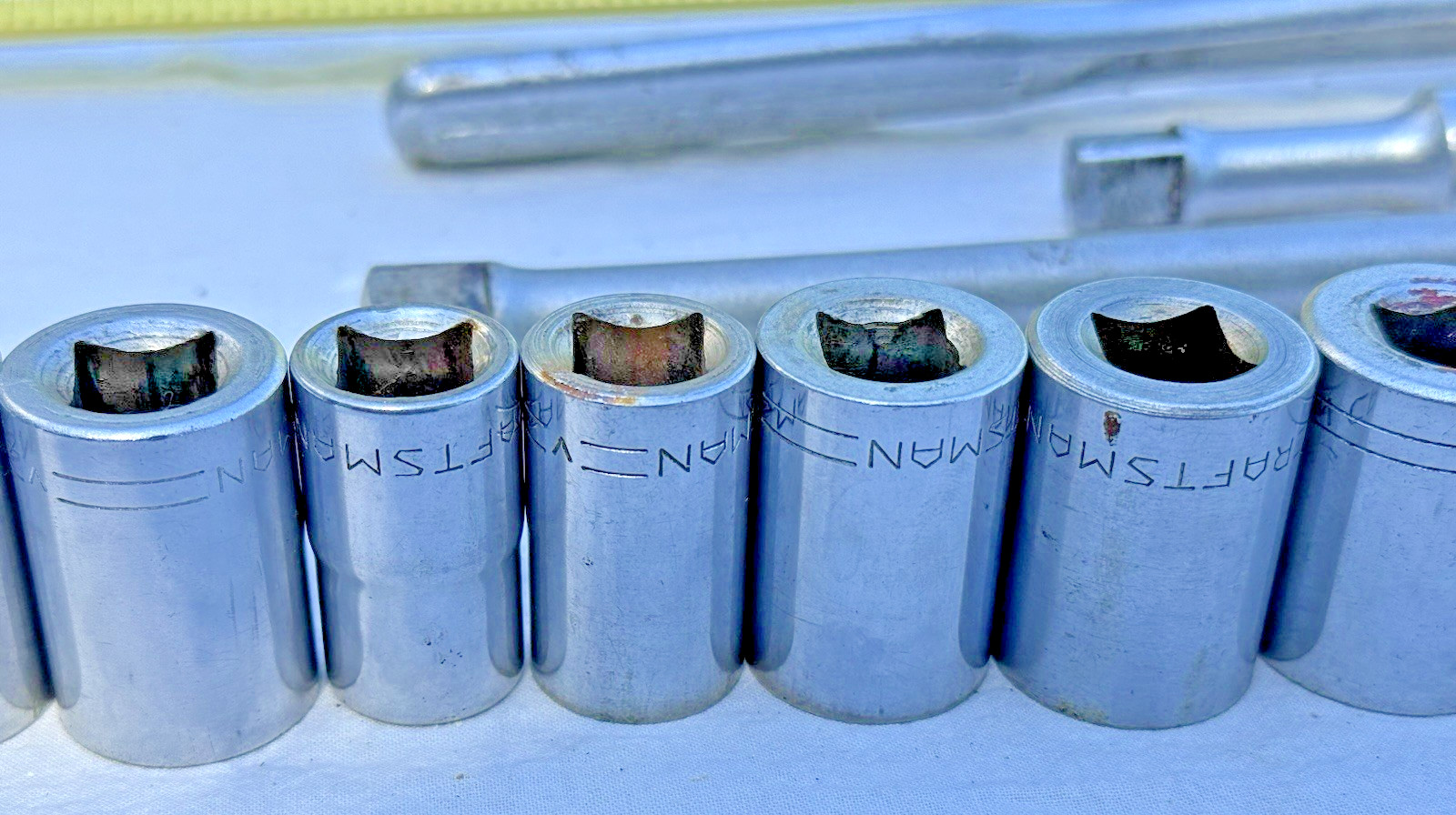 Craftsman Socket Set Vintage 70s 80s V-Series 1/2” Drive 21 Pieces Mechanic Tool
