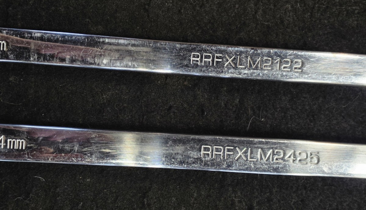 MATCO RRFXLM2122 & RRFXLM2425, METRIC,DOUBLE BOX FLEX RATCHETING WRENCH, PAIR