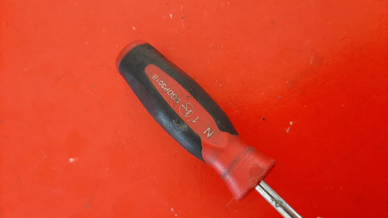 Snap-on Tools SGDP301B No. 1 Phillips Instinct Red Soft Handle Screwdriver READ