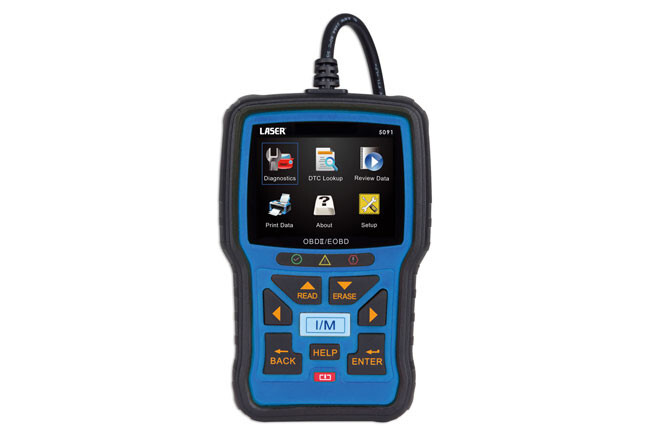Laser 5091 EOBDII/EOBD Code Reader & Reset Tool