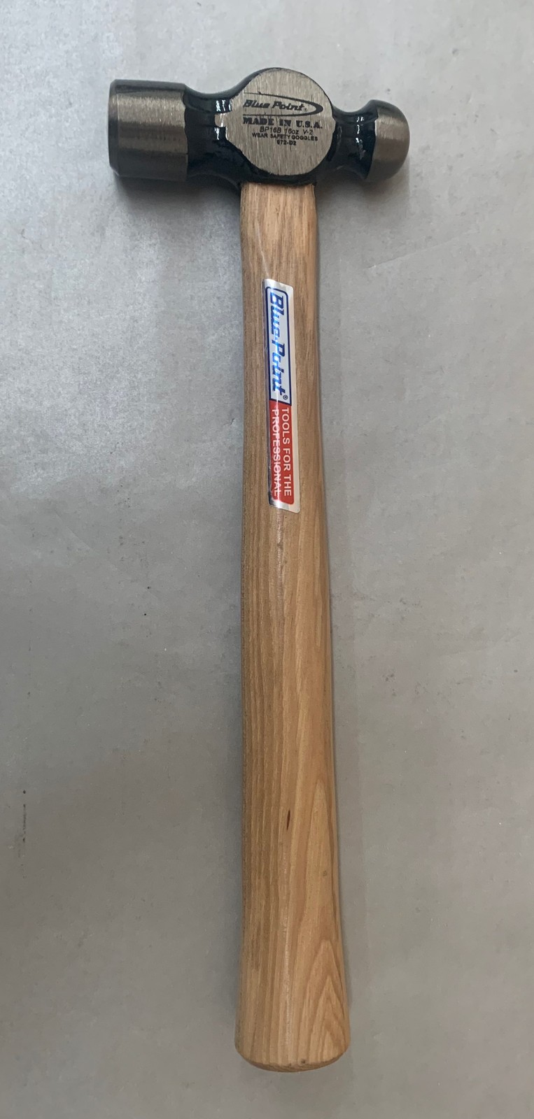 Blue Point 16oz Wooden Ball Pein Hammer (BP16B)
