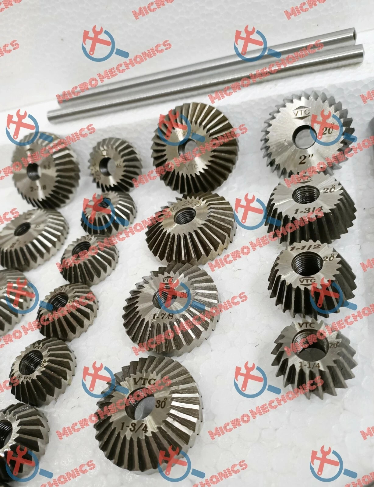 32 PCS VALVE SEAT CUTTER SET HIGH CARBON STEEL 1-3/16″ TO 2-1/8″ 45 DEG @QA
