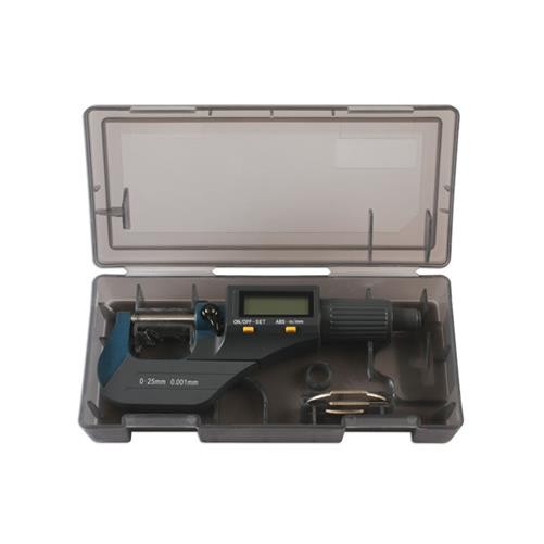 Laser Tools Digital Micrometer 0 – 25mm 6221
