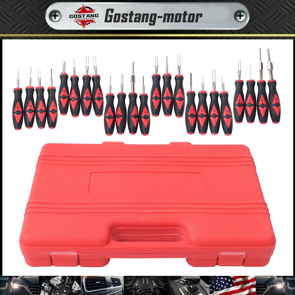 Universal Terminal Release Tool Set Electrical Connector Removal Kit 23pcs