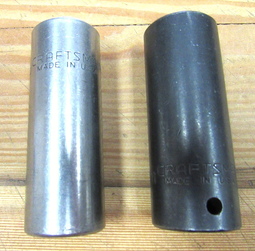 Craftsman 22mm Metric Deep Impact 3/4 DEEP SOCKET BOTH IN GOOD CONDITION