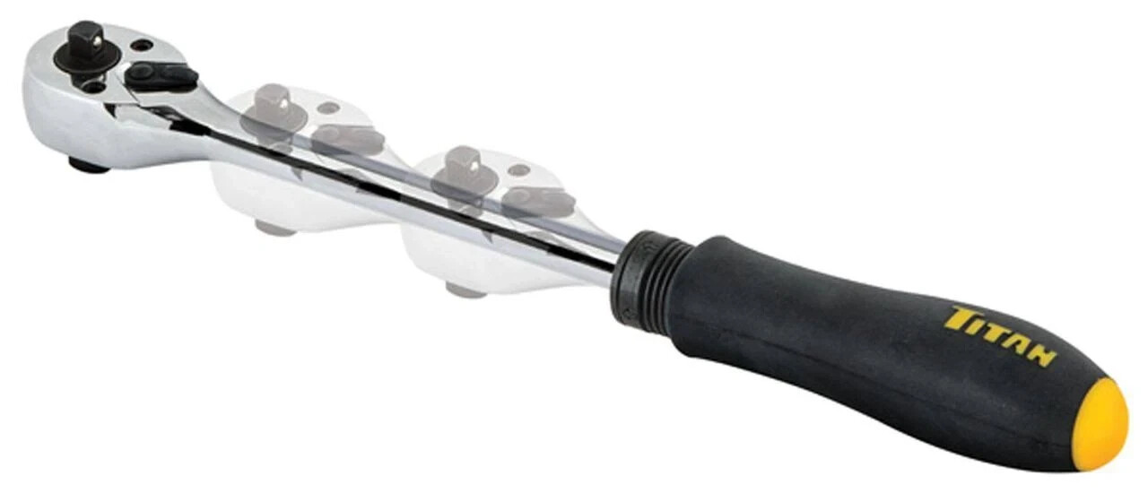 Titan 12071 – Dual 1/4-3/8 Stubby Extendable Ratchet 6-1/2″ to 9″ Long Warranty