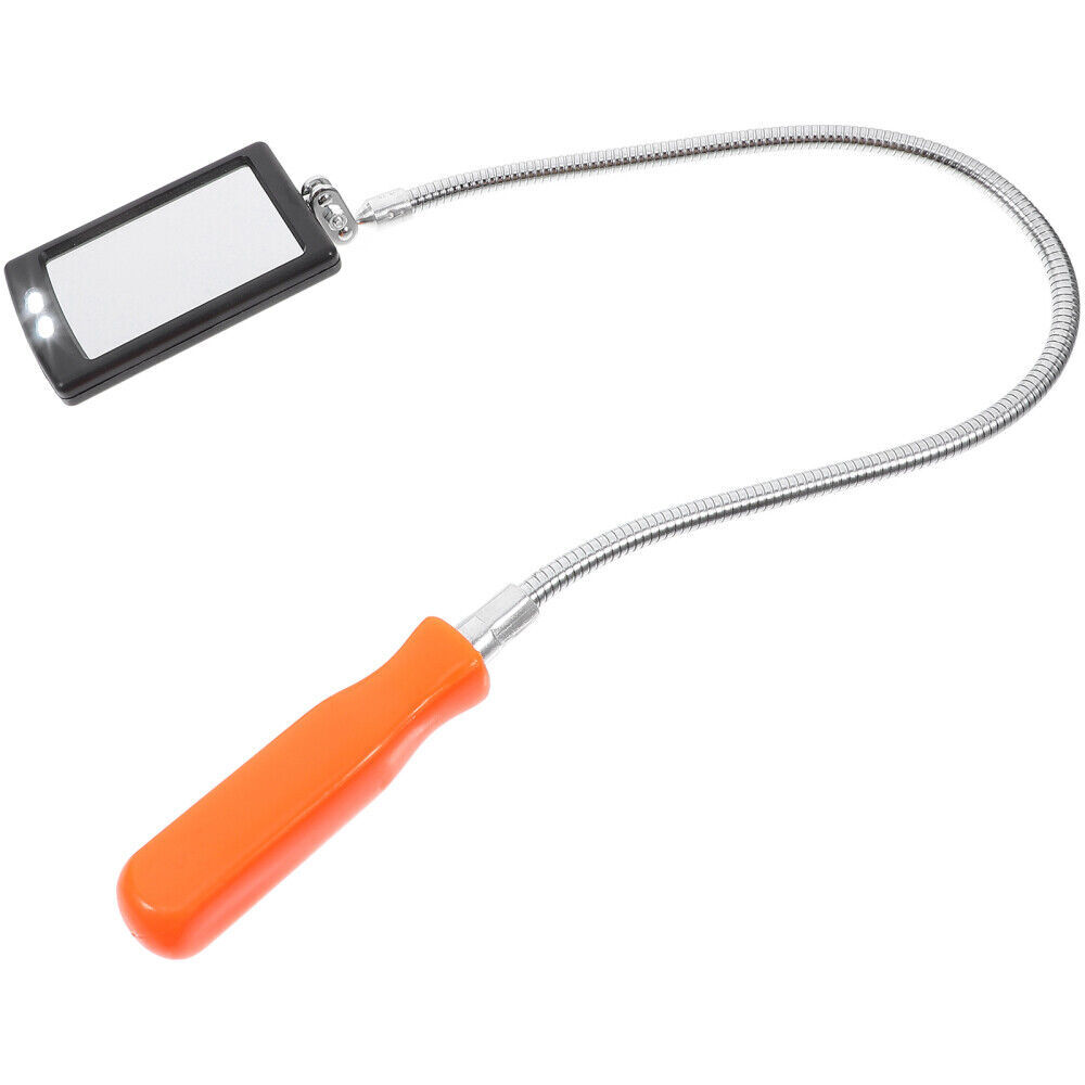 Flexible LED Inspection Mirror for Under Vehicle Repair, Telescopic & Rotating