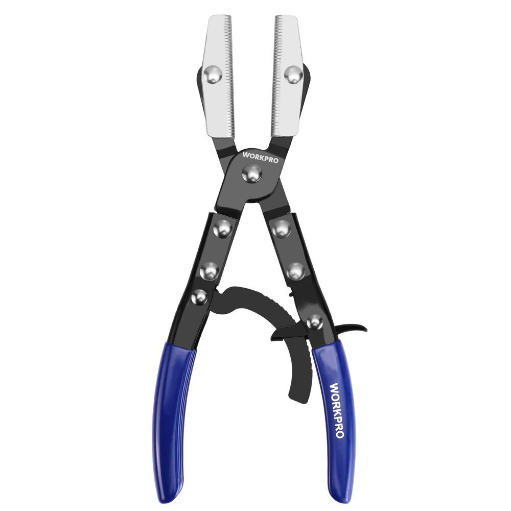 WORKPRO 10″ Ratcheting Hose Pinch Off Plier for Automotive Hose Lines Fuel Lines