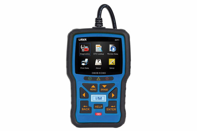 Laser 5091 EOBDII/EOBD Code Reader & Reset Tool