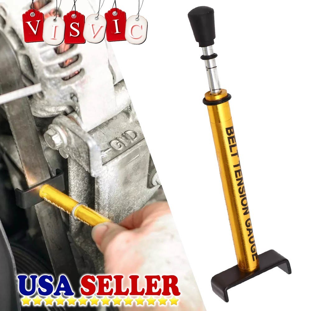 Motorcycle Belt Tension Gauge Tool Adjustable For Harley All Belt Driver Bikes
