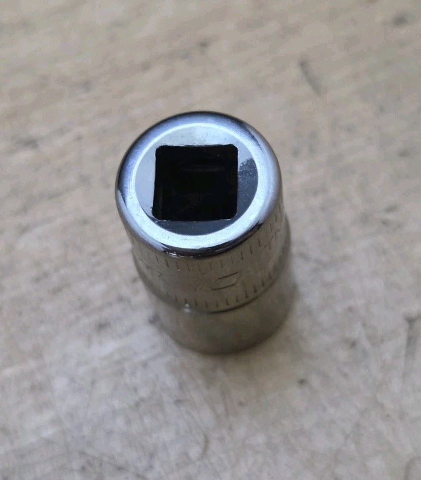 New Snap On TMMD10 – 1/4″ Drive 10mm Shallow 12Pt Chrome Socket