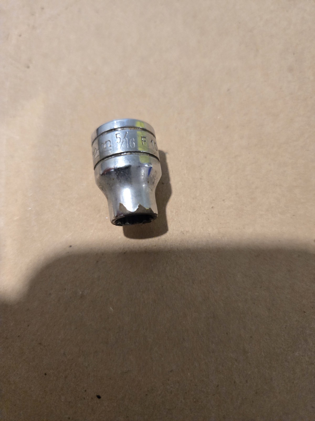 Snap On 3/8″ Drive 1/4″-7/8″ 12PT SAE Shallow Chrome Sockets With Rack USA